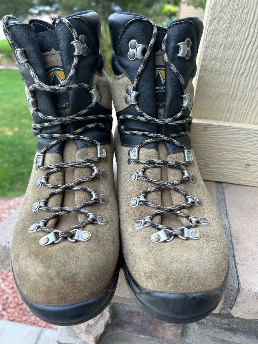 Mens La Sportiva Glacier WTF Roughout Leather Mountaineering Hiking Boots 9.5